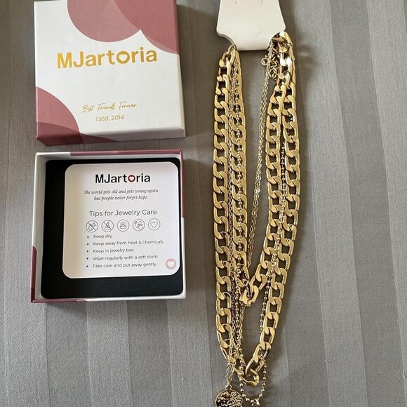 Gold Layered Necklaces for Women Trendy Retro Coin Pendant Necklace Dainty Chunk - Picture 6 of 9